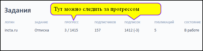 Прогресс работы в леонграме